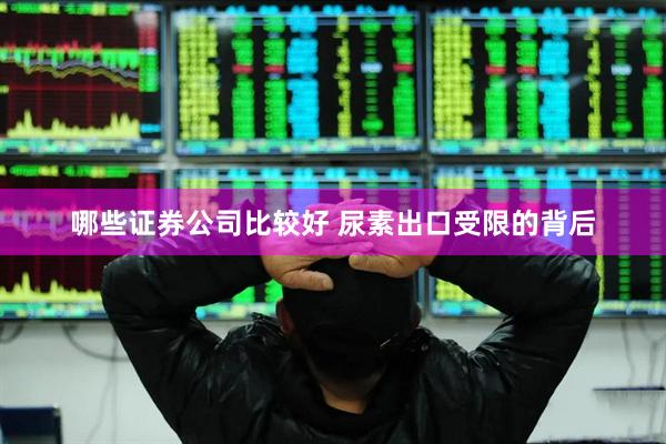 哪些证券公司比较好 尿素出口受限的背后